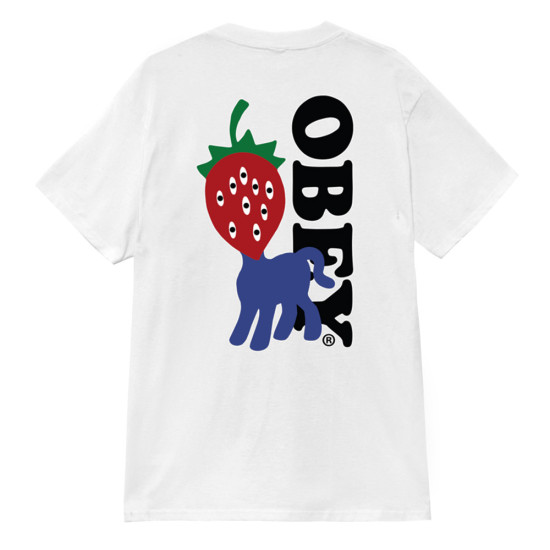Obey Ανδρική κοντομάνικη μπλούζα Obey Strawberry Tee Obey Ανδρική κοντομάνικη μπλούζα Obey Strawberry Tee